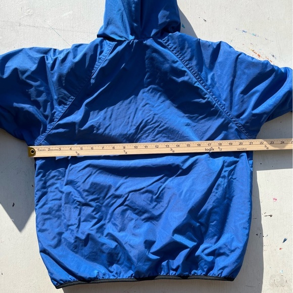 Kid's Vintage REI Jacket Blue Solid L Camp Hike Light Packable Lined Fleece - Picture 11 of 14